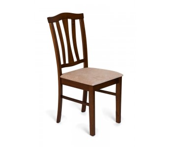 Стул СТ-8162 с мягким сиденьем / дерево гевея (Tet Chair)